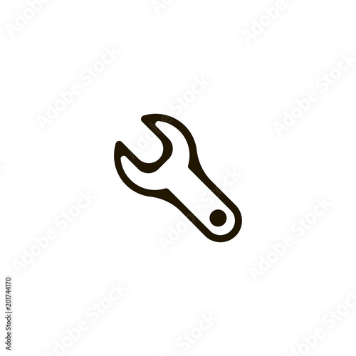 wrench icon. sign design