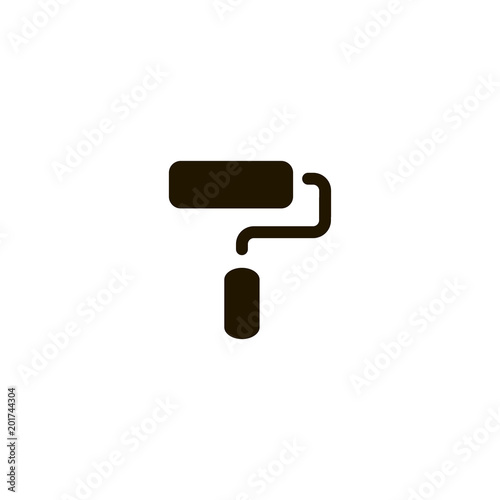 paint roller icon. sign design