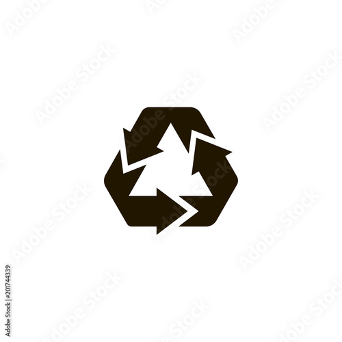 recycle icon. sign design