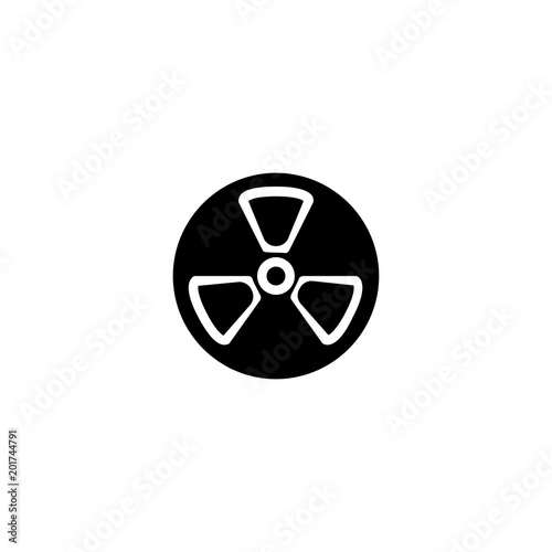 nuclear icon. sign design