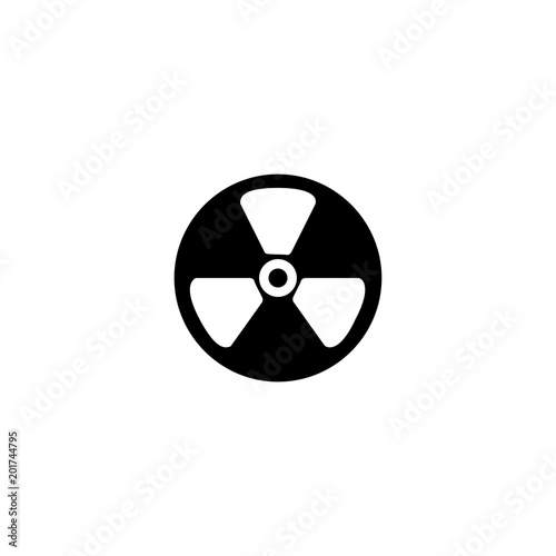 nuclear icon. sign design photo