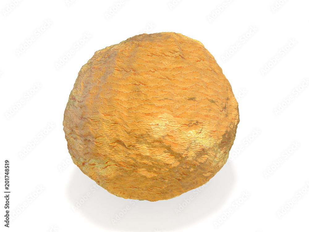 Ice cream ball 3d rendering Ice cream ball 3d rendering