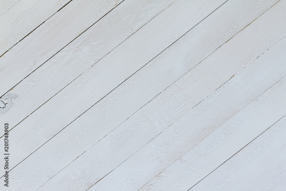 Obraz premium Abstract background of light wood plywood structure. Painted in white color.