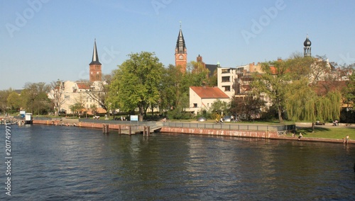 Blick auf die Köpenicker Altstadt mit Luisenhain