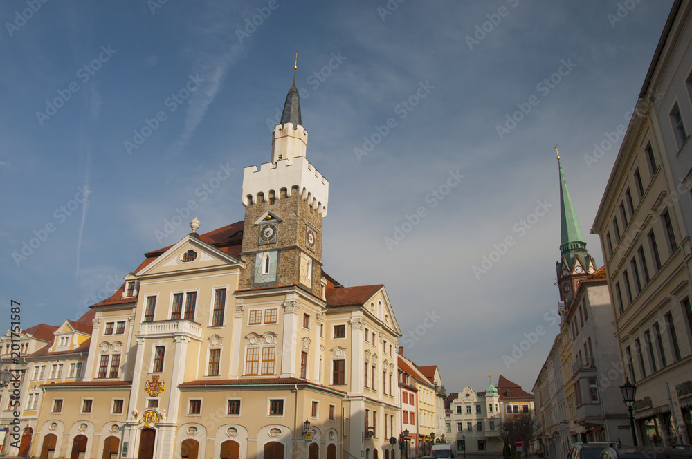Naklejka premium View on the historical square