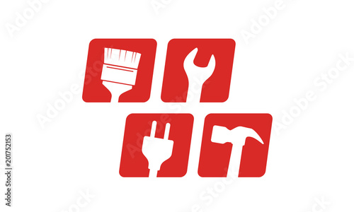 Handyman tools icon