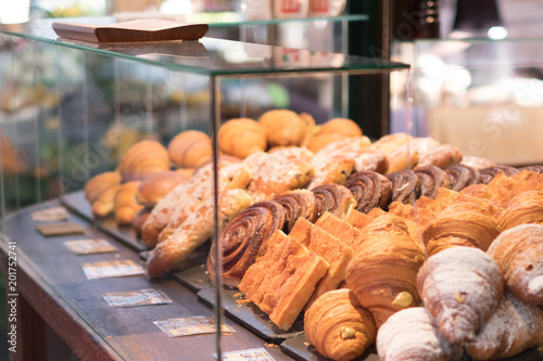 bake pastry  - bakery window - pastries Fototapet