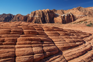 Fotobehang Canyon Snow Canyon State Park Utah  © Maygutyak