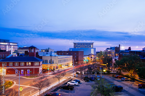Downtown Durham NC at Dusk photo
