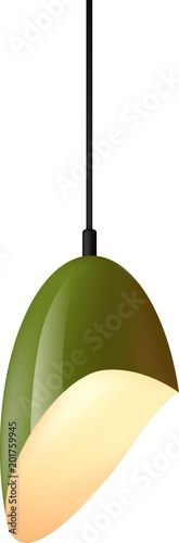 Olive chandelier 3d