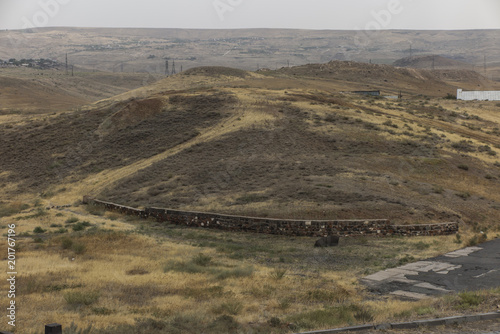Erebuni Fortress, an Urartian fortified city in Yerevan, Armenia photo