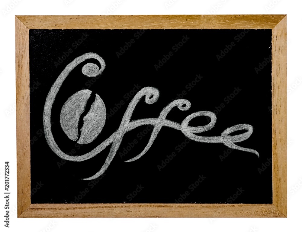 Wooden Frame with The Black Blackboard Background Wooden Frame with The Black Blackboard Background