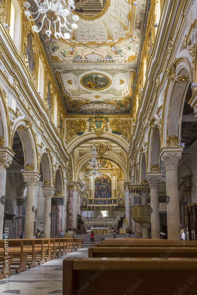 Interiors of Matera Cathedral