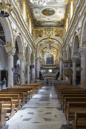 Central nave of Matera Duomo Cathedral