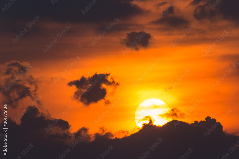 colorful dramatic sky with cloud at sunset. colorful dramatic sky with cloud at sunset.