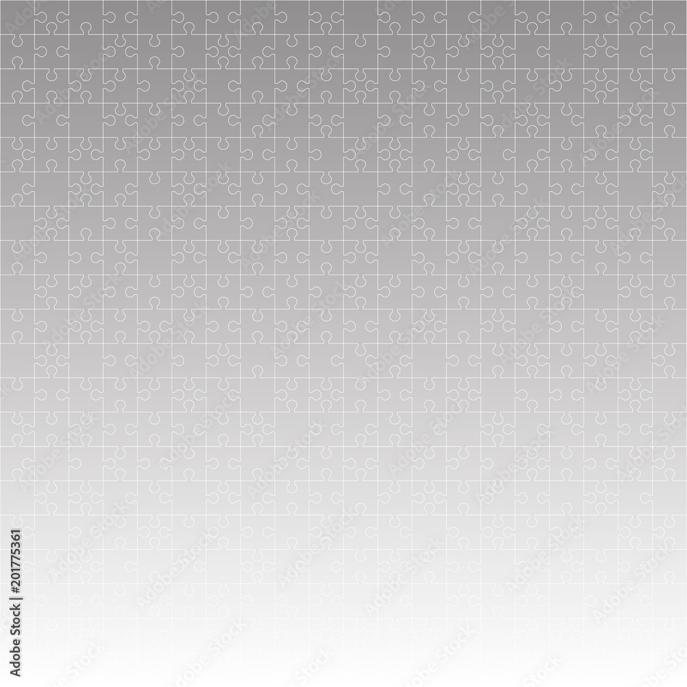 400 Grey Puzzles. Vector Illustration. 400 Grey Puzzles. Vector Illustration.