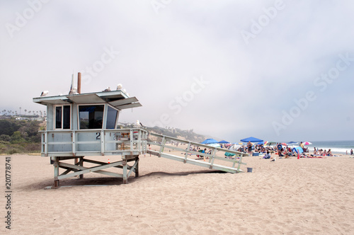 Fotografie Lifeguard house on the beach