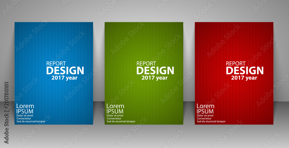 Brochure with futuristic colorful background. Report, flyer, business layout, presentation template A4 size. Vector illustration.