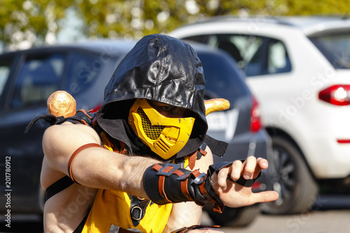 Kyiv, Ukraine, - April 21, 2018: Festival of Hick and Game Culture 