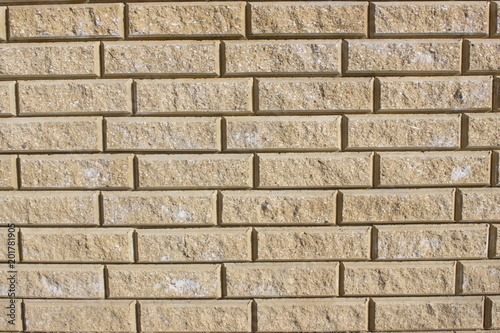 Decorative brick wall. Modern style