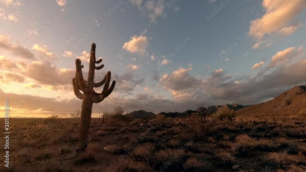Desert wild west time lapse