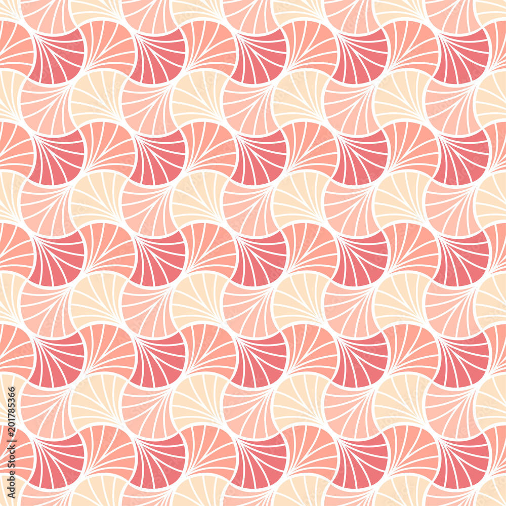 Abstract Decorative Tile. Geometric Ginkgo Seamless Pattern. Floral background. Abstract Decorative Tile. Geometric Ginkgo Seamless Pattern. Floral background.