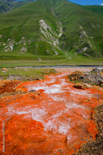 Mineral water spring, Truso valley photo