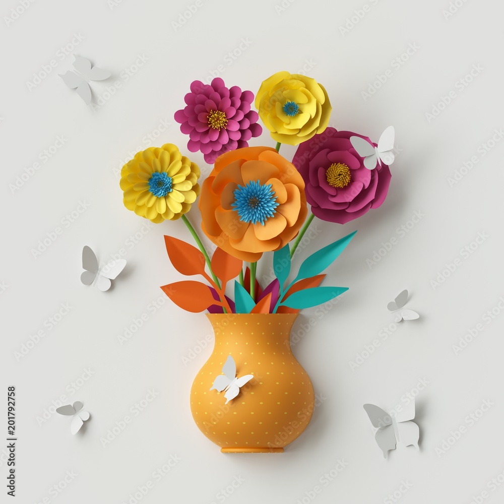 172,074 Paper Craft Flowers Images, Stock Photos, 3D objects, & Vectors