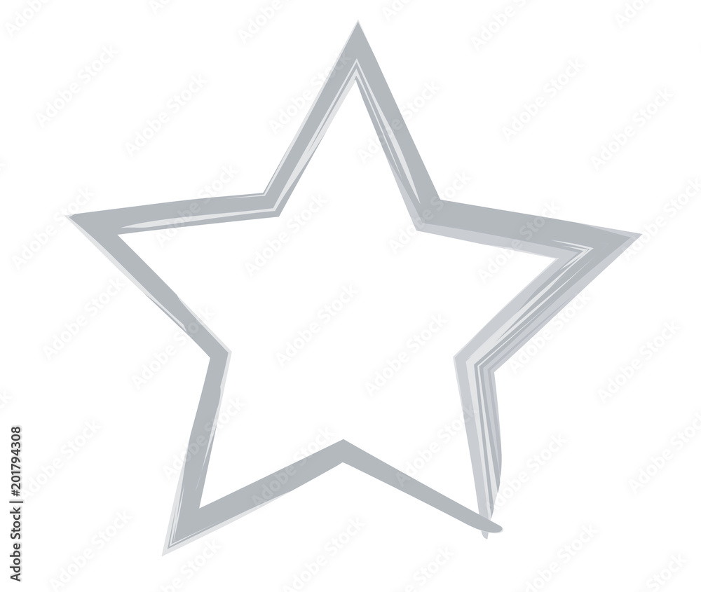 Stern Gemalt Blass Stern Gemalt Blass