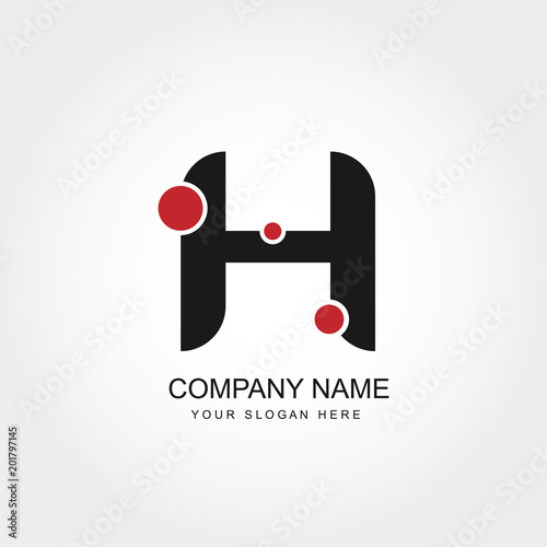 Letter H Logo Template