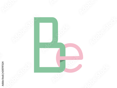 BE Initial Logo for your startup venture