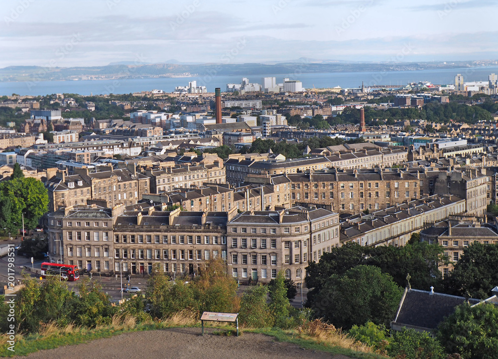 View of Edinburgh New Town from Calton Hill