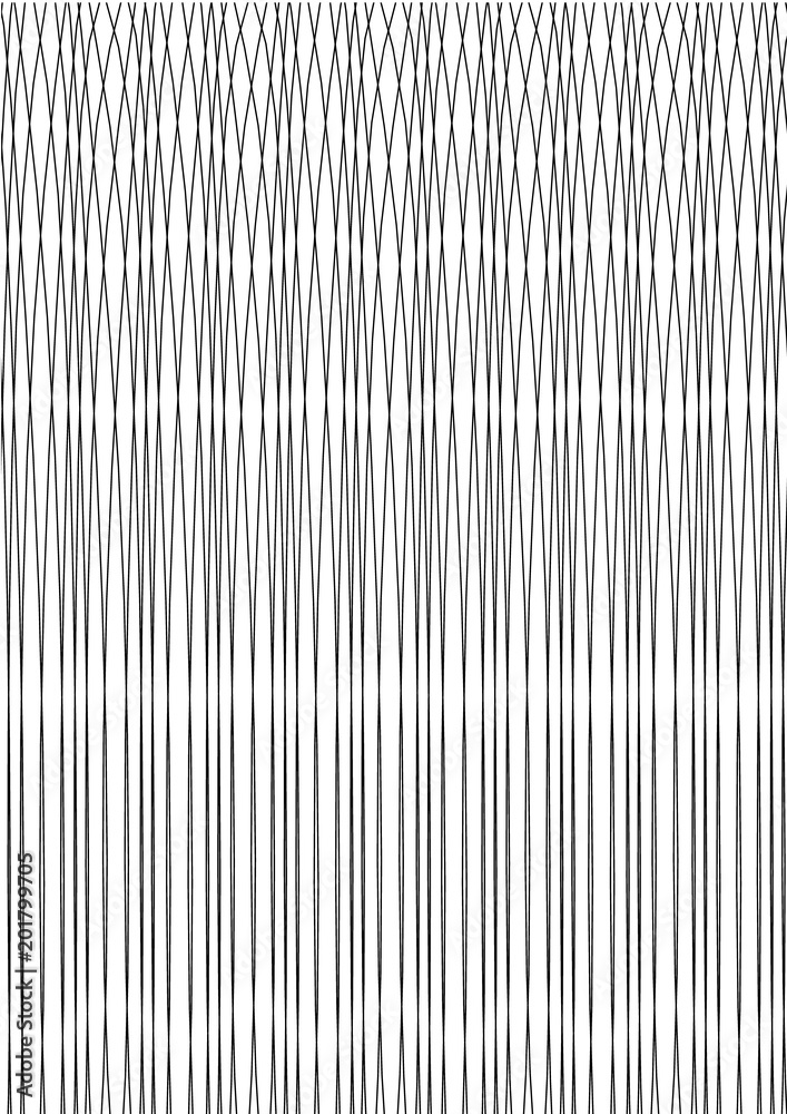 Guilloche background. A simple pattern with zig-zag lines. Moire ornament. Monochrome guilloche texture.