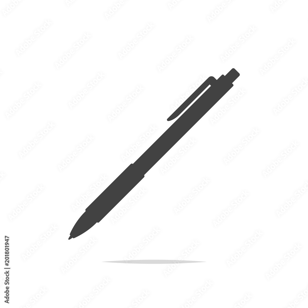 Ballpoint pen icon vector isolated Ballpoint pen icon vector isolated