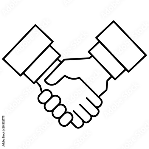 hands done deal icon vector illustration design