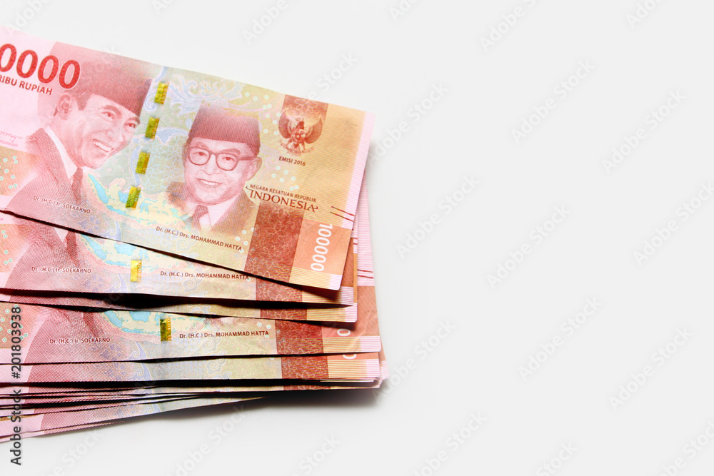 Indonesia bank notes / The rupiah is the official currency of Indonesia. Indonesia bank notes / The rupiah is the official currency of Indonesia.