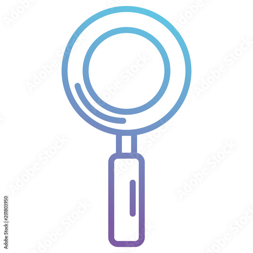 magnifying glass isolated icon vector illustration design