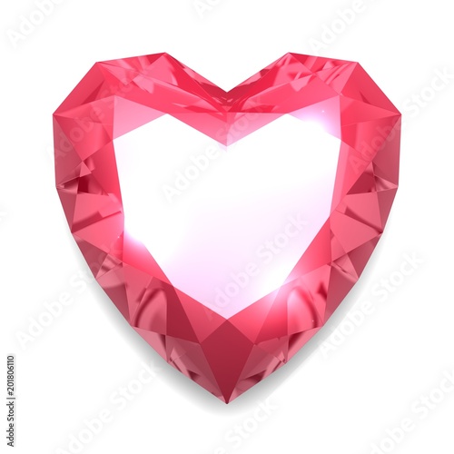 Wallpaper Mural ハート型のダイヤモンド Torontodigital.ca