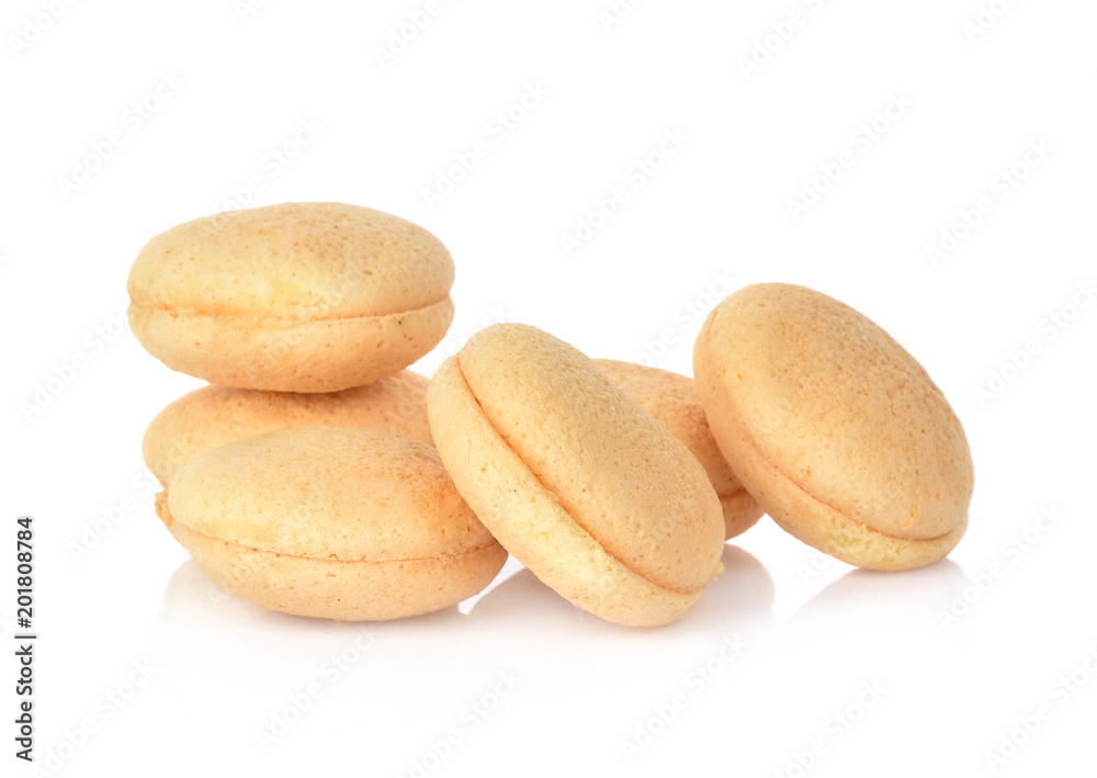 This is Thai food. Dessert egg on white background This is Thai food. Dessert egg on white background
