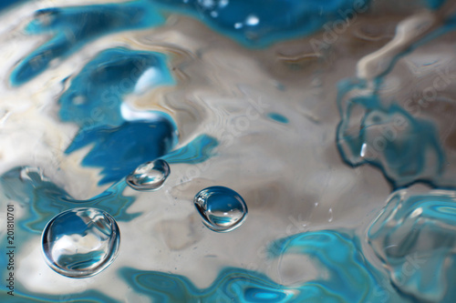Φωτογραφία Abstract form of the raging water. Abstract water splash.