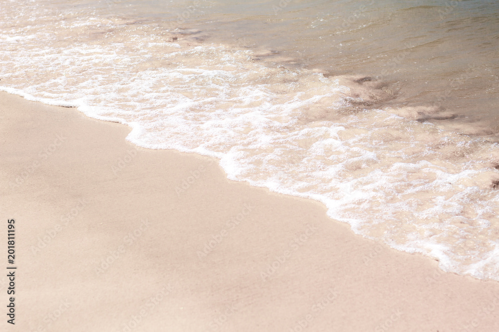 waves at white sand. waves at white sand.