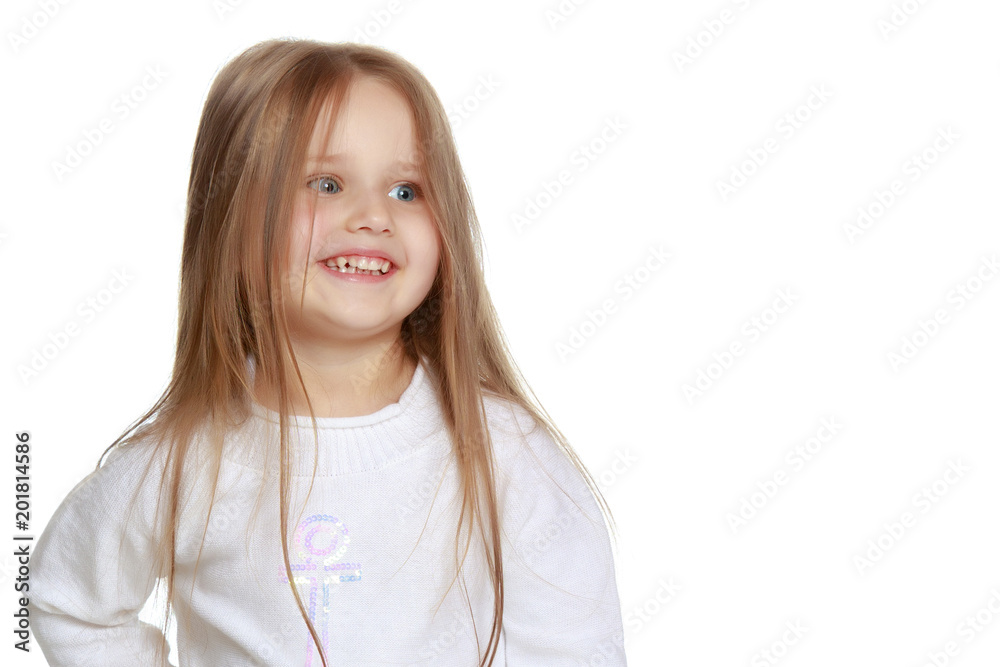 Portrait of a beautiful little girl Portrait of a beautiful little girl