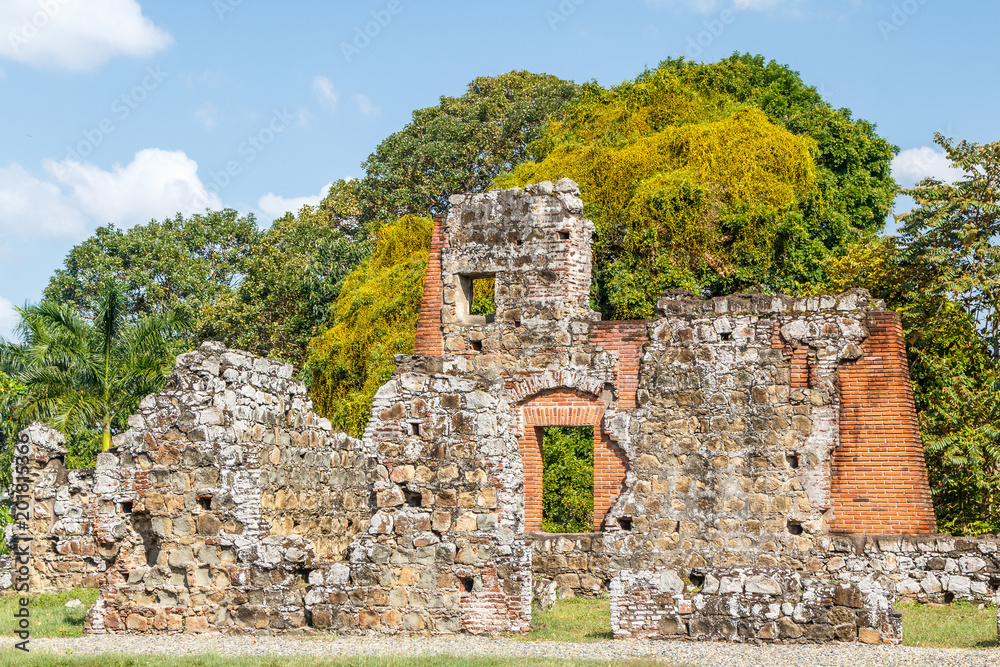 Ruins of Panama Viejo, UNESCO World heritage site, Panama