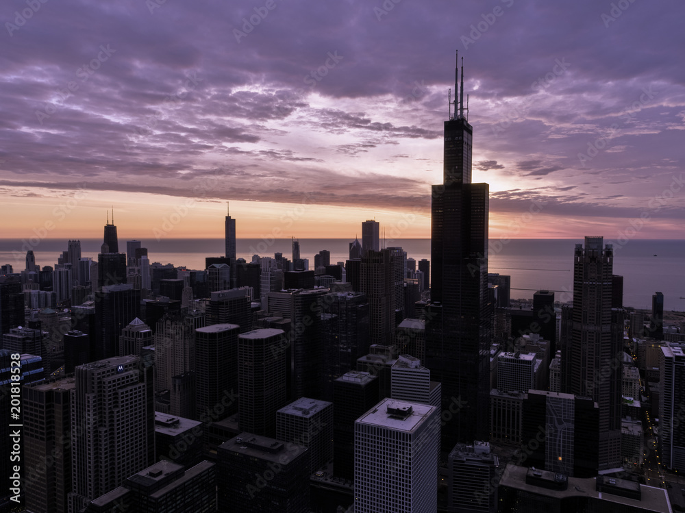 Chicago Spring Sunrise