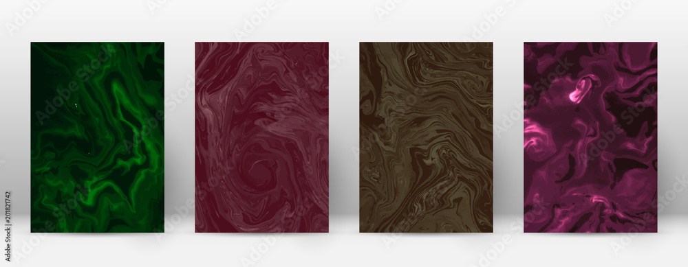 Abstract cover. Modern design template. Actual suminagashi marble. Minimalistic hipster flyer design. Wonderful trendy abstract cover. Vector illustration. Abstract cover. Modern design template. Actual suminagashi marble. Minimalistic hipster flyer design. Wonderful trendy abstract cover. Vector illustration.