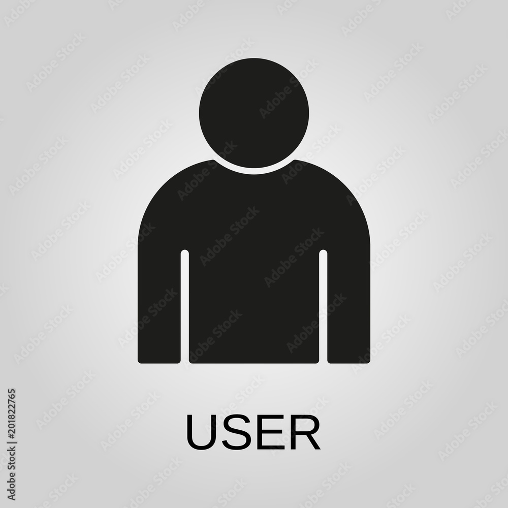 User icon. User symbol. Flat design. Stock - Vector illustration User icon. User symbol. Flat design. Stock - Vector illustration