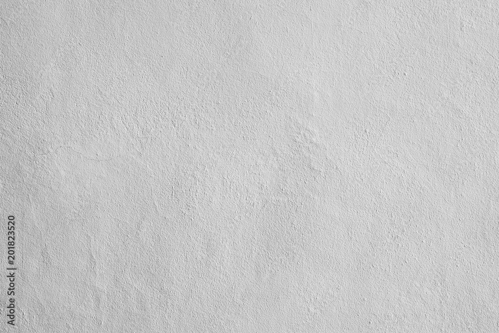 closeup of white plaster wall texture background