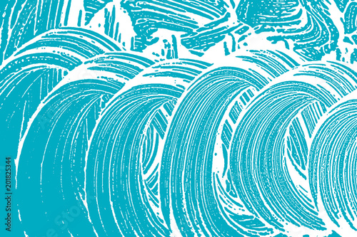 Natural soap texture. Admirable green blue foam trace background. Artistic creative soap suds. Cleanliness, cleanness, purity concept. Vector illustration.