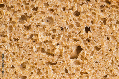 Closeup of homemade sourdough wholegrain bread with Amaranth seeds