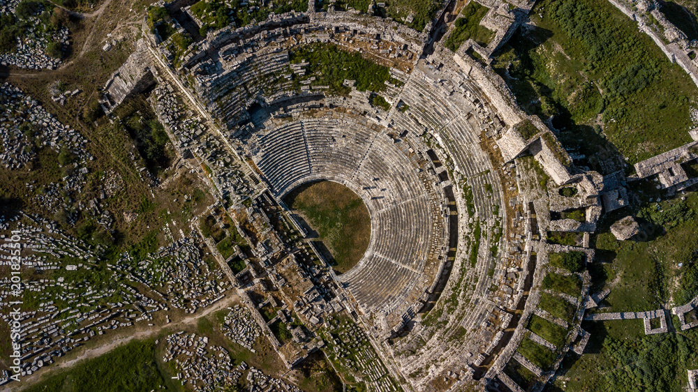 Miletos ancient amphi theater in Turkey Miletos ancient amphi theater in Turkey
